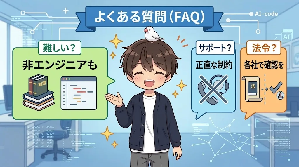 経費精算アプリのよくある質問3項目のまとめ